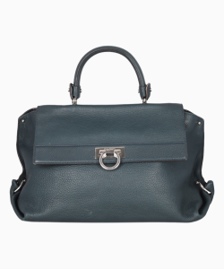 Bolsa Ferragamo Couro Verde