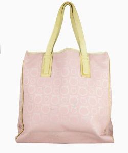 Bolsa Ferragamo Gancini Tote Rosa