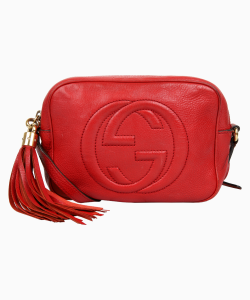 Bolsa Gucci Soho Disco Vermelha
