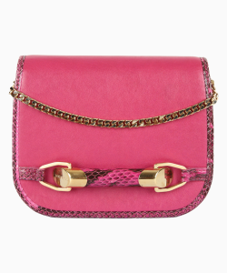 Bolsa Jimmy Choo Zadie Crossbody Rosa