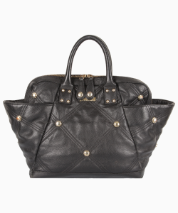 Bolsa Just Cavalli Tote Couro Preta