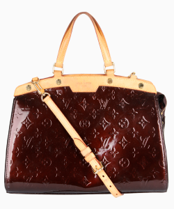 Bolsa Louis Vuitton Brae MM Verniz Amarante
