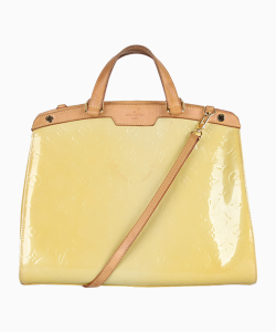 Bolsa Louis Vuitton Brea GM Verniz Monograma Amarela