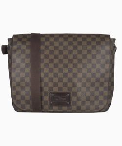 Bolsa Louis Vuitton Brooklyn MM Messenger Damier Ébène