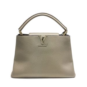 Bolsa Louis Vuitton Capucines Bege Grande