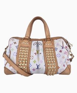 Bolsa Louis Vuitton Courtney MM Monograma Multicolore Takashi Murakami