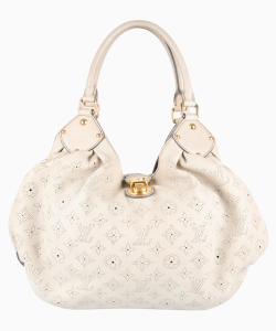 Bolsa Louis Vuitton Mahina L Cinza