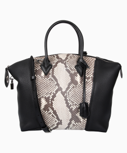 Bolsa Louis Vuitton Soft Lock It PM Python Preta