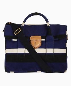 Bolsa Prada Canapa Righe Cobalto Pattina Listrada