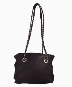 Bolsa Prada Cantena Chain Vintage Marrom
