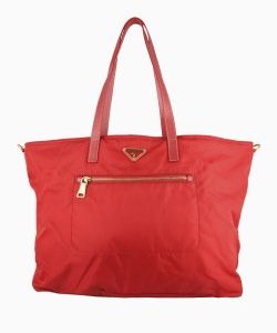 Bolsa Prada Tote Nylon Vermelha