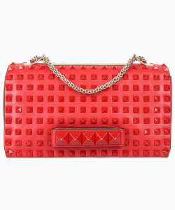 Bolsa Valentino All Over Stud Va Va Voom Vermelho