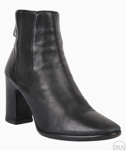 Bota Balenciaga Couro Preta
