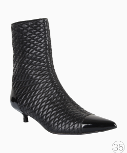 Bota Bally Matelassê Preta