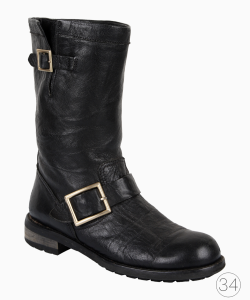 Bota Jimmy Choo Western Couro Preta