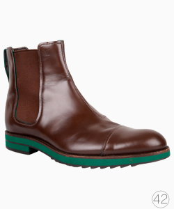 Bota Louis Vuitton Chelsea Cap Toe Marrom