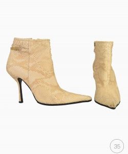 Bota Versace Ankle Boot Phyton