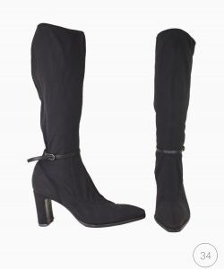 Bota Versace Cano Longo Preta