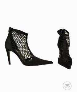 Bota Versace Gianni Versace Ankle Boot Preta