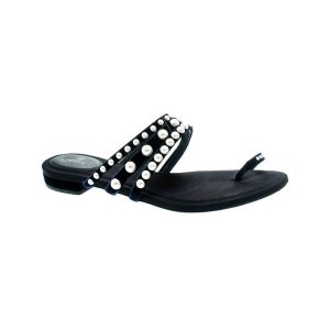 Rasteirinha Chanel Navy Preto Velvet Tam 38