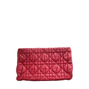 Clutch Dior Couro Vermelha