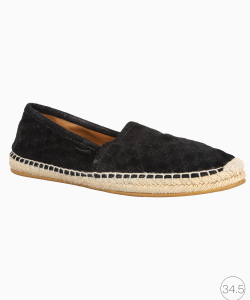 Espadrille Gucci GG Veludo Preta