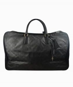 Mala Gucci de mão monograma preta