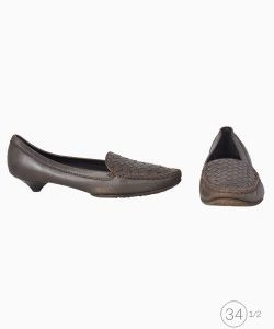 Mocassim Bottega Veneta Couro Marrom