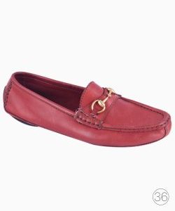Mocassim Gucci Horsebit Vermelho
