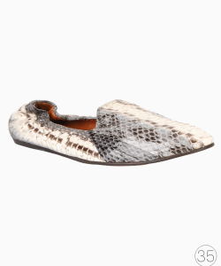 Sapatilha Lanvin Flat Python Animal Print
