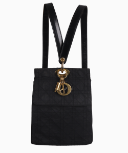 Mochila Dior Cannage Nylon Preta