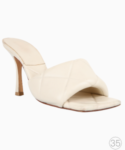 Mule Bottega Veneta Padded Lido Off White