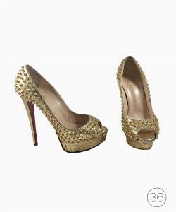 Peep Toe Christian Louboutin Glam Lady Peep