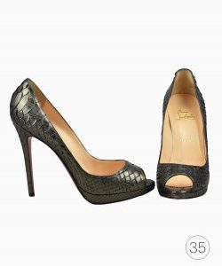 Peep Toe Christian Louboutin Phyton
