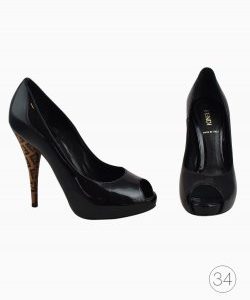 Peep Toe Fendi Preto