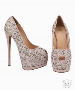 Peep Toe Giuseppe Zanotti Rose
