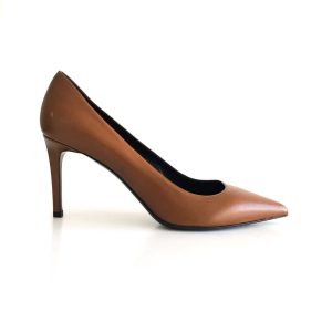 Scarpin Saint Laurent Couro Canela Tam 395