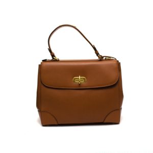 Bolsa Ralph Lauren Tiffin 33 Caramelo