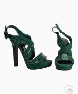 Sandália Bottega Veneta Verde