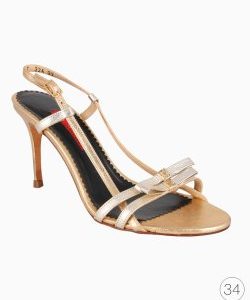Sandália Carolina Herrera Tiras Bicolor