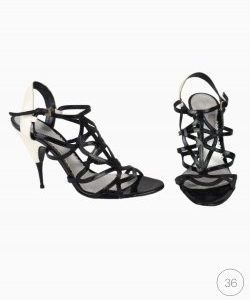 Sandália Giorgio Armani Tiras Preta