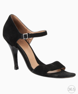 Sandália Gucci Camurça Preta