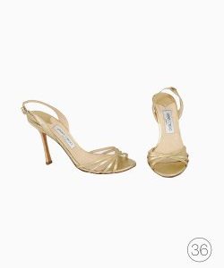Sandália Jimmy Choo Dourada