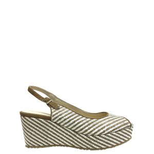 Sandália Jimmy Choo Branca e Caramelo Tam 40