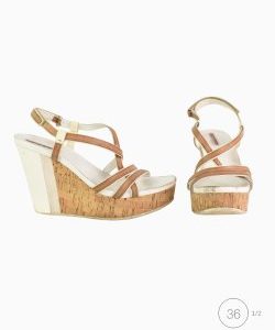 Sandália Prada Sport Wedge Branca