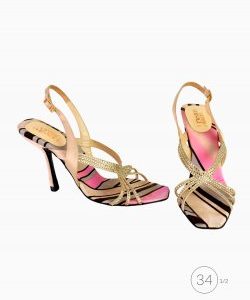 Sandália Versace Gianni Versace Multicolor Strass