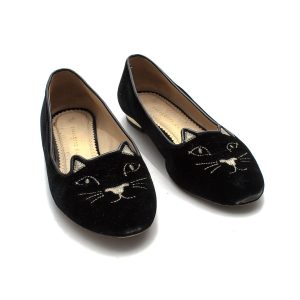 Sapatilha Charlotte Olympia Gatinho Preto Tam 38