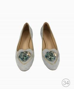 Sapatilha Charlotte Olympia Cinza