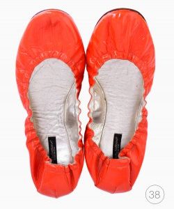 Sapatilha Dolce & Gabbana Laranja Verniz