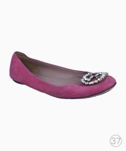Sapatilha Gucci Interlocking G Cristais Rosa
